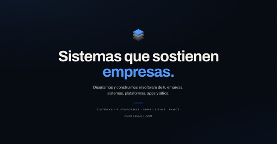 Portada de Facebook — Agentic
